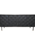 leather sideboard storage cabinet