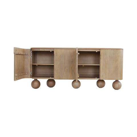 Globe mango wood sideboard