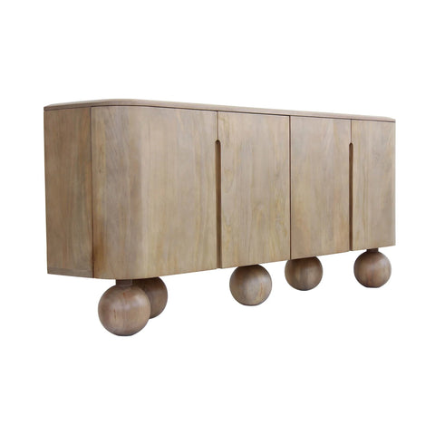 Globe mango wood sideboard