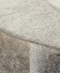Zahavi 36-Inch Grey Hair-On-Hide Ottoman-6