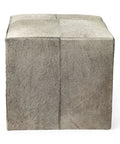 Zahavi I Grey Hair-On-Hide Ottoman-4