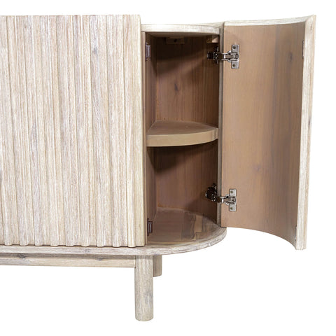 acacia wood storage cabinet