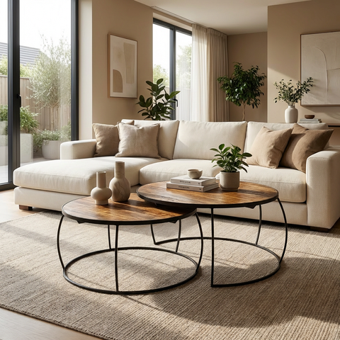Clapp Brown - Coffee Table Mercana (Set Of Two)