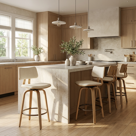 Zuni Beige  - Counter Chair WW