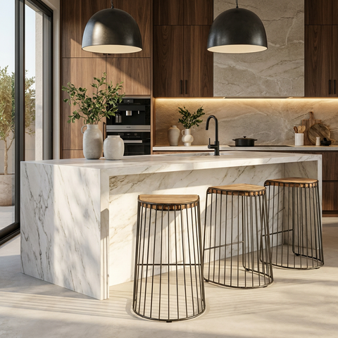 Seagram Mango Wood Counter Stool – Mercana