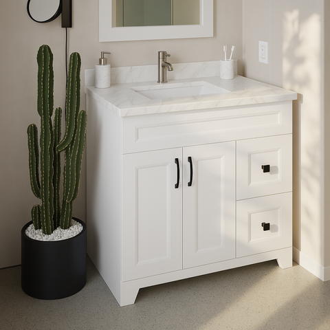 Bermuda White 42" R - Vanity