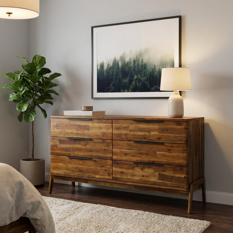 Remix Six Drawer - Dresser LH
