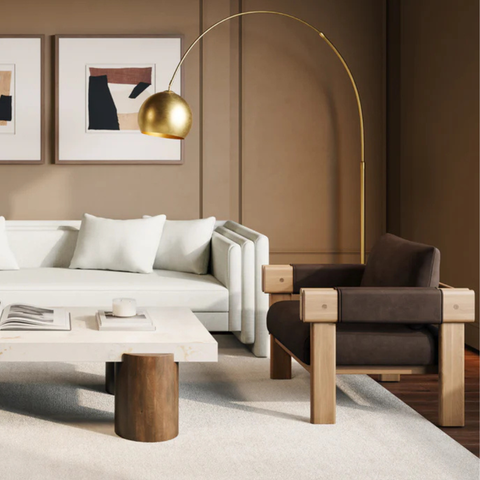 Carmichael Cocoa - Accent Chair Sunpan