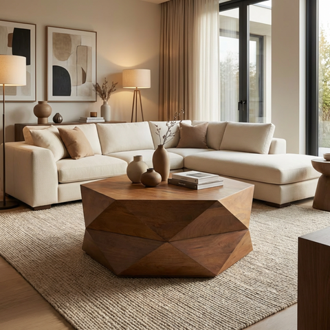 Arreto Brown - Coffee Table Mercana