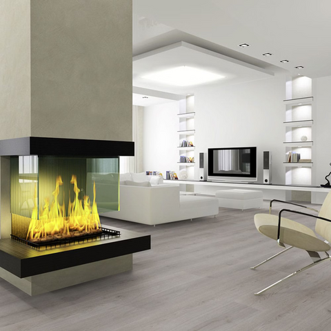 Grey Trendy Oak 8mm Laminate Flooring -$3.03 Sq.Ft (Sold per box) Planchers1867