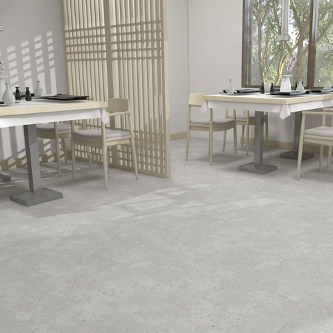 Terrazzo Silver 5mm Vinyl Flooring -$5.03 Sq.Ft (Sold per box) Planchers1867