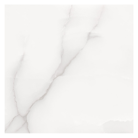 Onyx White Polished 24"x24" Porcelain Tile -$6.57 Sq.Ft (Sold per box) Planchers1867
