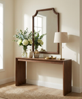 modern wood wall mirror