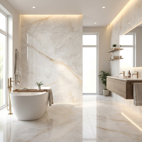 Zahara Onyx Polished 24"x48" Porcelain Tile -$3.79 Sq.Ft (Sold per box)