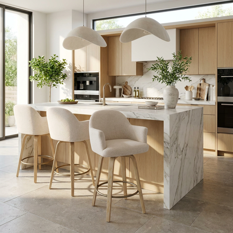 Modern swivel counter chair