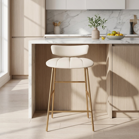 Lorelei Cream - Counter Chair Sunpan