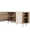 acacia wood storage cabinet