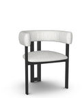 larissa Pixel Black Modern Upholstered Dining Chair -3