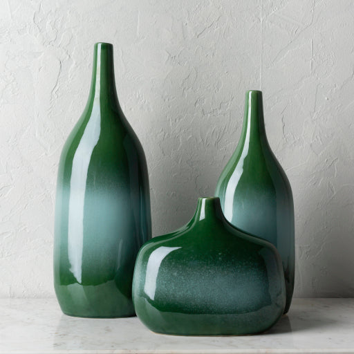 Sparta Green (SPA-002) -Vase (Set Of Three)