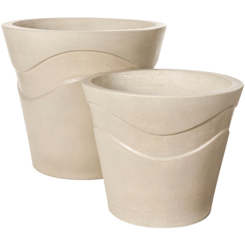 Sea Stone Grey (SST-005) -Planter (Set Of Two)