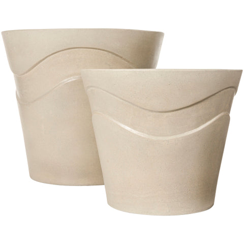 Sea Stone Grey (SST-005) -Planter (Set Of Two)