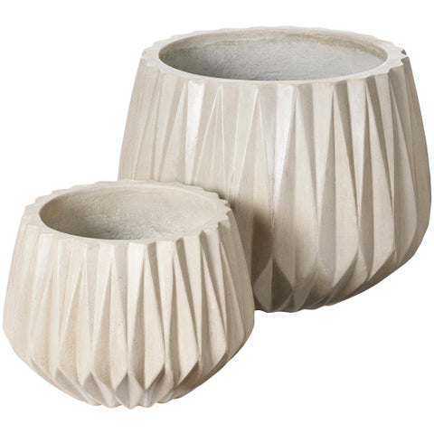 Sea Stone Grey (SST-011) -Planter (Set Of Two)