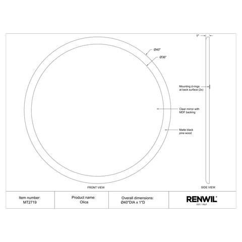 Olica - Mirror Renwil