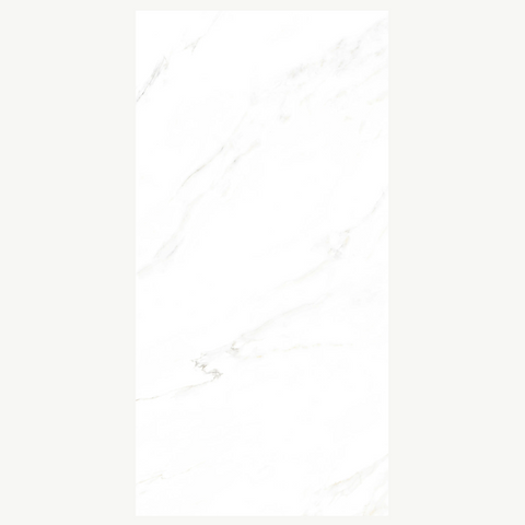 white marble look tile