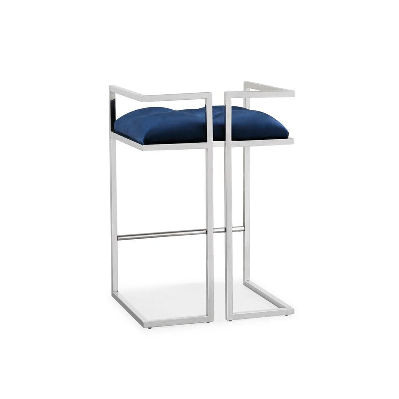 Coralie Blue Velvet - Counter Chair XC