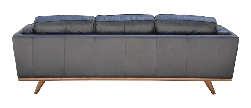 Las Vega Aria Black Leather- Sofa