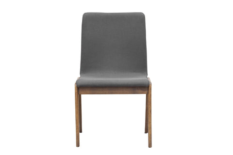 Remix Grey Fabric-Dining Chair (Set of Two)