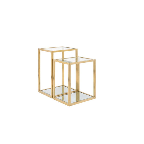 Multi-Level Gold- End Table XC