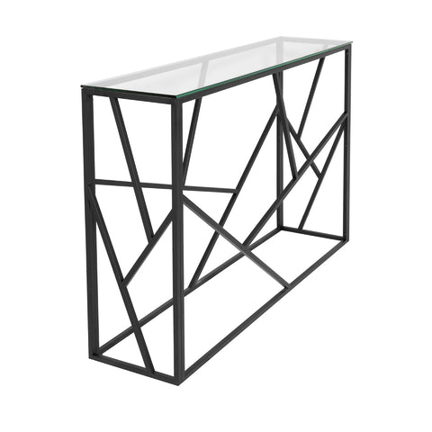 Carole Glass Black- Console Table XC