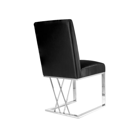 Martini Black Satin- Dining Chair XC