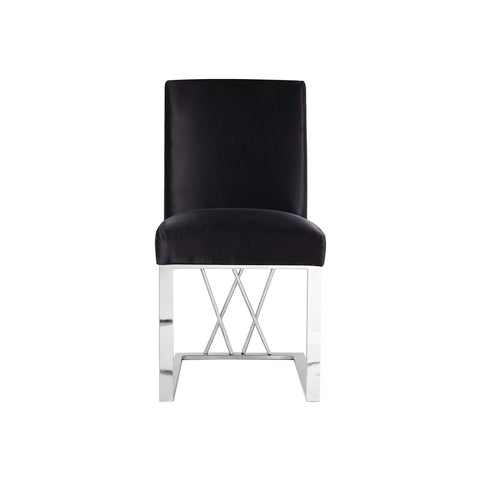 Martini Black Satin- Dining Chair XC