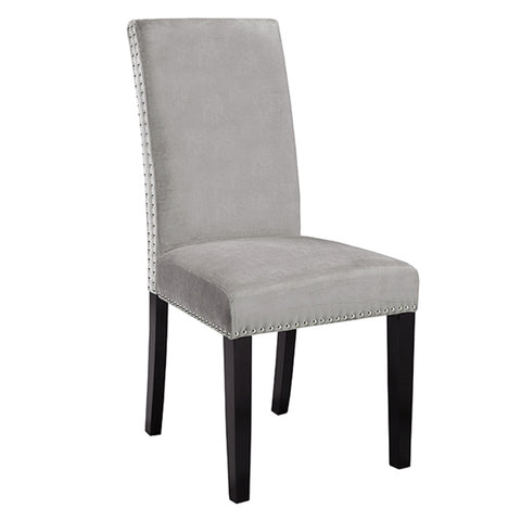 Scarpa Grey Velvet- Dining Chair XC