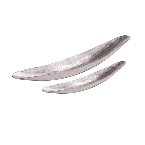 Silver Boat -Tray XC (Set Of Two)