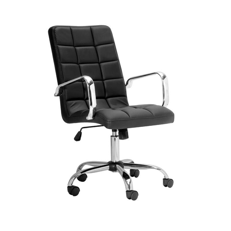 Selena High Back Black Leatherette- Office Chair XC