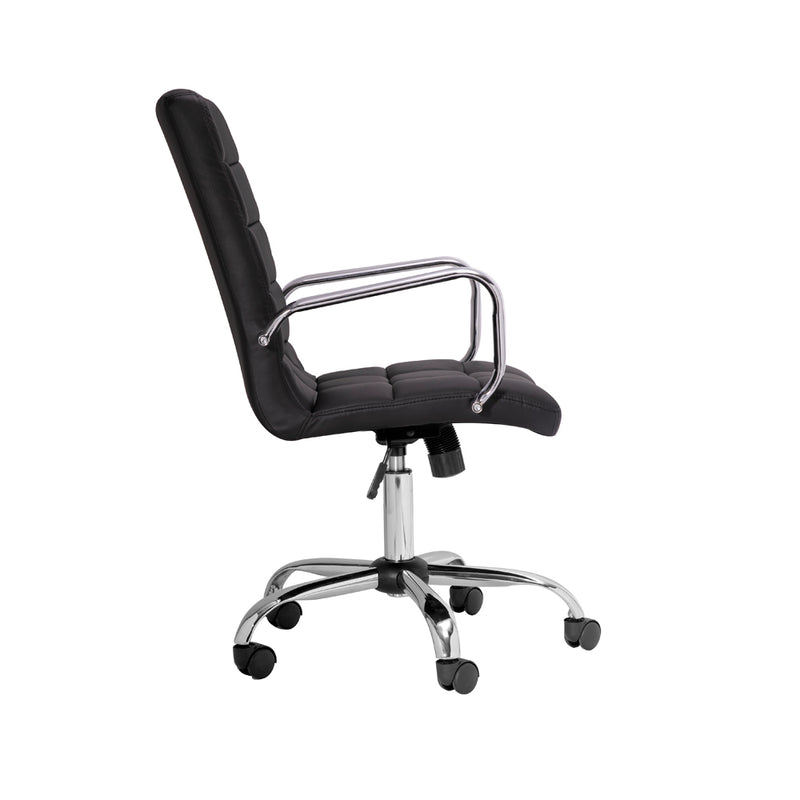 Selena High Back Black Leatherette- Office Chair XC