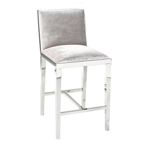 Emario Grey Velvet - Counter Chair XC