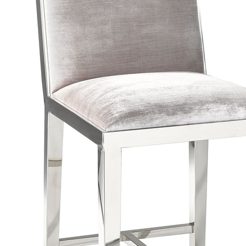 Emario Grey Velvet - Counter Chair XC