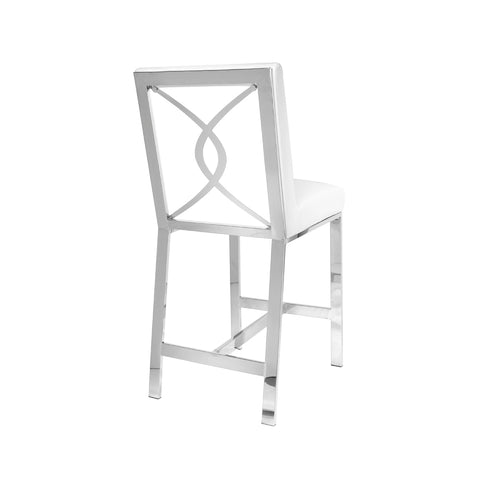 Emoliano White - Counter Chair XC