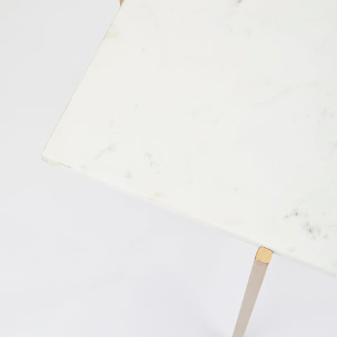 Ida White Marble- End Table XC