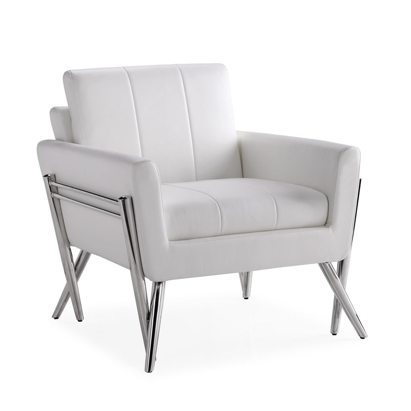 Morgan White- Accent Chair XC