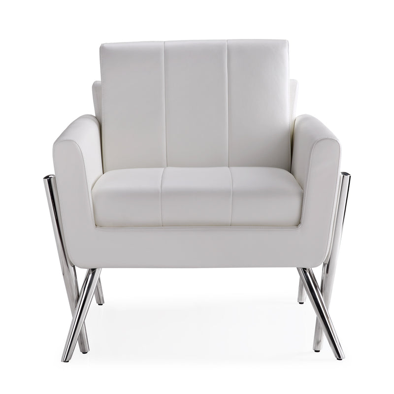 Morgan White- Accent Chair XC