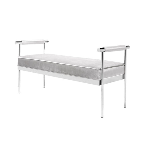 Helen Grey Velvet- Bench XC