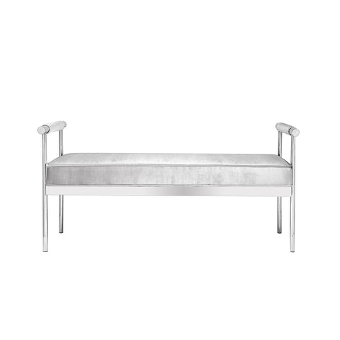 Helen Grey Velvet- Bench XC