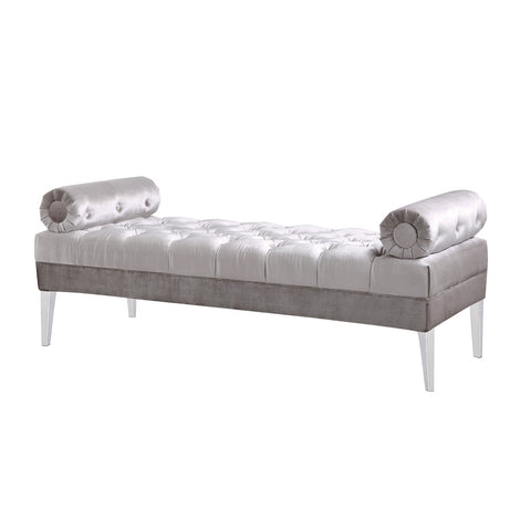 Prado Grey Velvet- Bench XC