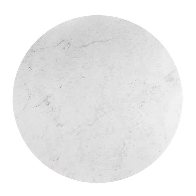 Kyros White Marble- End Table XC