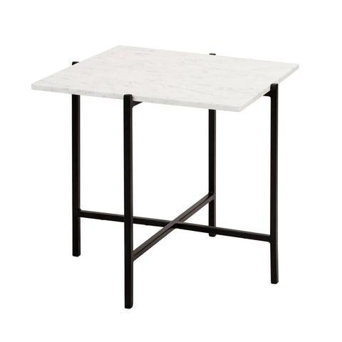 Ida White Marble- End Table XC